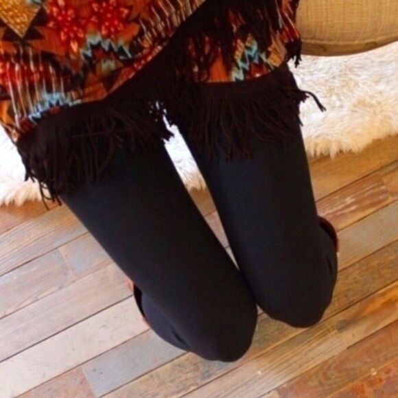 Infinity Raine Black Brushed Knit Leggings   3 0001 - Picture 5 of 5